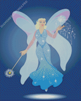 Blue Fairy Diamond Painting