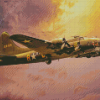 Boeing Memphis Belle B17 Bomber Diamond Painting