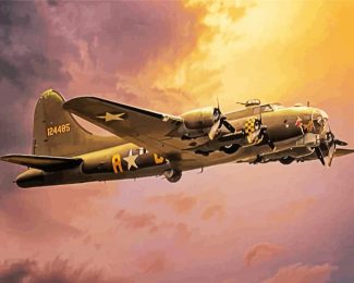 Boeing Memphis Belle B17 Bomber Diamond Painting