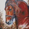 Brown Lusitano Horse Art Diamond Paintings