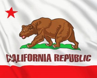 California Republic Flag Diamond Painting