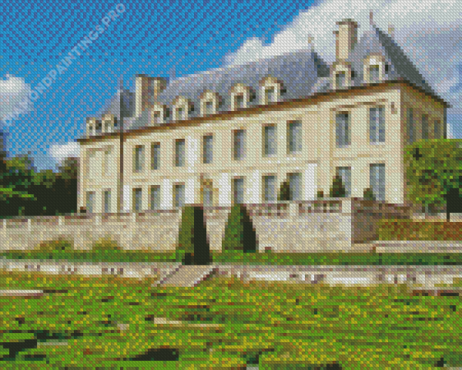 Chateau d Auvers Sur Oise Diamond Painting