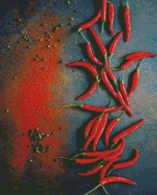 Chili Pepper Diamond Paintings