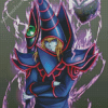 Dark Magician Yu Gi Oh Anime Diamond Painting