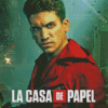 Denver La Casa De Papel Poster Diamond Painting