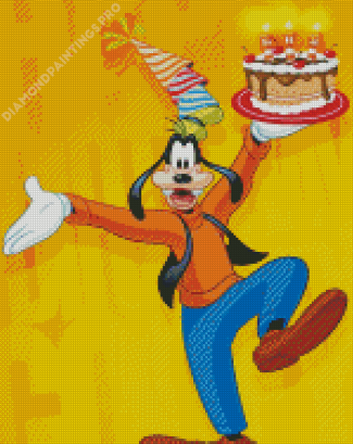 Disney Goofy Birthday Diamond Painting