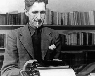 English Novelist George Orwell Diamond Painting