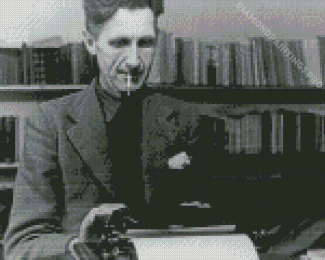 English Novelist George Orwell Diamond Painting