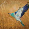 European Roller Bird Diamond Painting