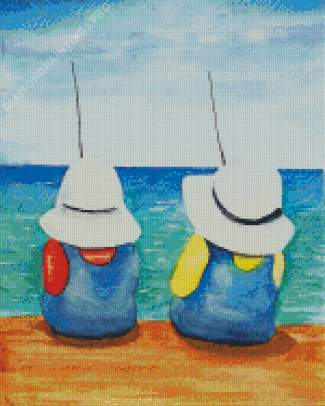 Friends Fishing Diamond Painting