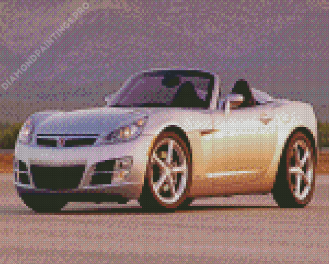 Grey Saturn Sky Diamond Paintings