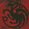 House Targaryen The Black Dragon Diamond Painting