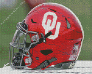 Oklahoma Sooners Football Helmet Diamond Paintings