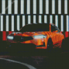 Orange Acura Car Diamond Paintings