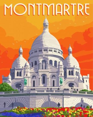 Paris Montmartre Basilica Diamond Painting