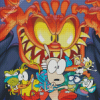 Rocko Characters Art Diamond Painting