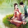 Romantic Chinese Lovers Diamond Painting