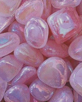 Rose Quartz Stones Diamond Painting