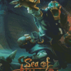 Sea Of Thieves Video Game Poster Diamond Painting