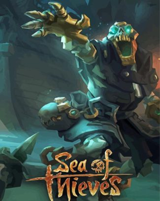 Sea Of Thieves Video Game Poster Diamond Painting