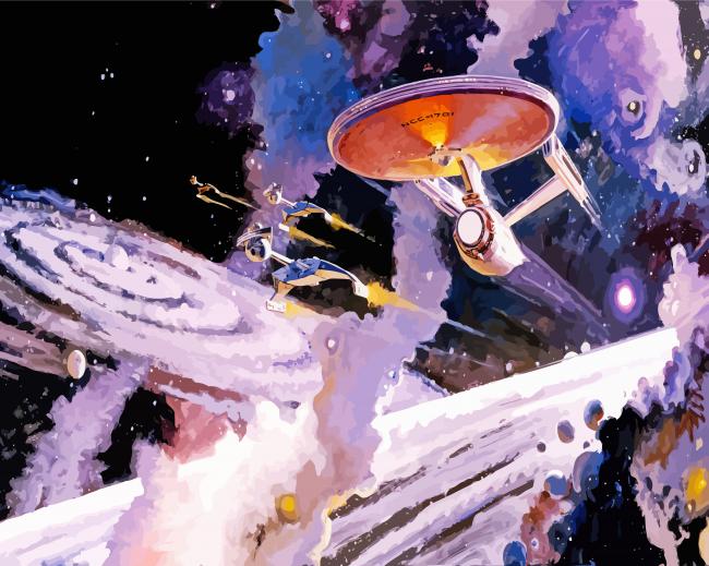 Star Trek NCC 1701 Starship Diamond Paintings