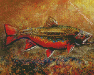 The Brook Trout Fish Diamond Paintings