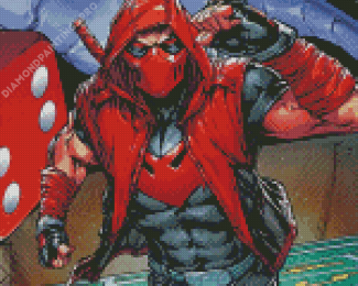 The Red Hood Mask Diamond Painting