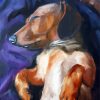 The Sleeping Dachshund Dog Diamond Painting