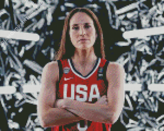 United States Womens National Basketball Player Diamond Painting