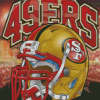 Aesthetic 49ers Football Team Poster Diamond Painting