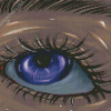 Close Up Violet Eyes Art Diamond Painting
