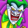 Colored Animated Joker Diamond Painting