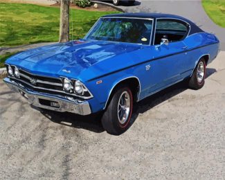 Cool 1969 Chevelle Ss 396 Diamond Painting