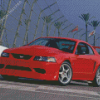 Cool 2000 Red Mustang Diamond Painting
