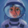 Cute Astronaut Girl Diamond Painting
