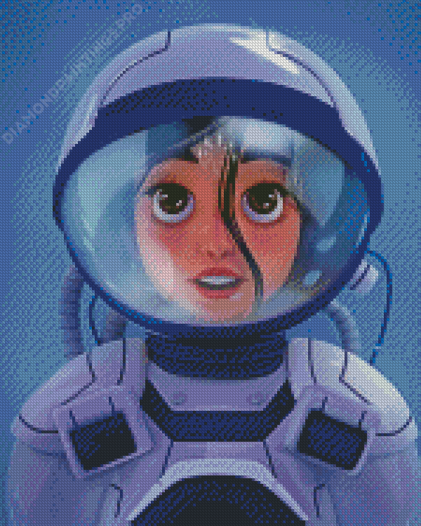 Cute Astronaut Girl Diamond Painting