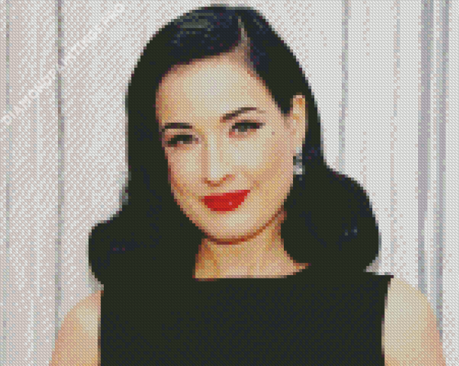 Dita Von Teese Diamond Painting