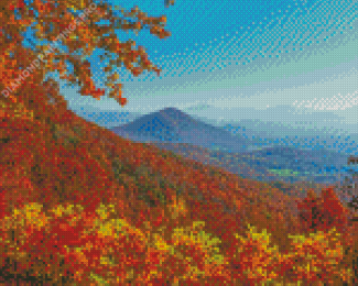 Fall In Mountains Diamond Painting