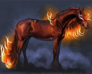 Fantasy Mare Horse Diamond Painting