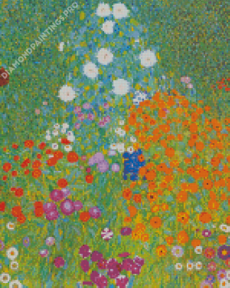 Flowers Gustav Klimt Artist Diamond Painting