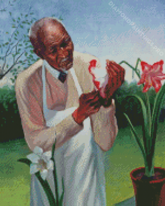 George Washington Carver Plant Doctor Diamond Painting