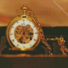 Gold Antique Old Watch Diamond Painting