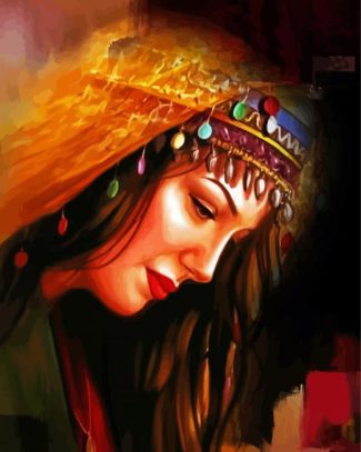 Gorgeous Arab Girl Diamond Paintings