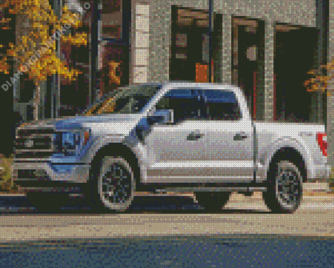 Grey Ford F 150 Diamond Paintings