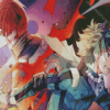 Midoriya Todoroki And Deku My Hero Academia Diamond Painting