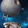 Space Star Wars Ship Diamond Painting