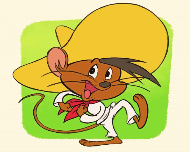 Speedy Gonzales Art - 5D Diamond Painting - DiamondPaintings.Pro