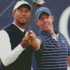 Tiger Woods And Rory McIlroy Diamond Paintings