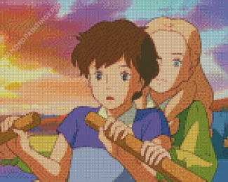 When Marnie Was There Characters Diamond Painting