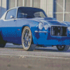 Blue 1970 Chevy Camaro Car Diamond Painting